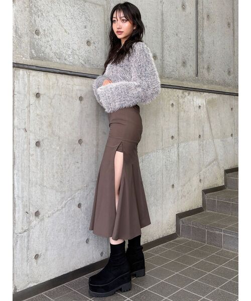 MURUA(ムルーア)の「スリットマーメイドスカート(スカート・レディース・ブラック/ブラウン/その他2・1/2)」の13枚目の写真