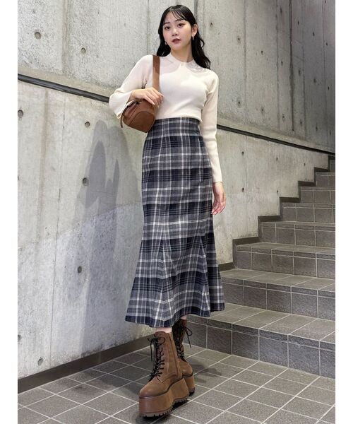 MURUA(ムルーア)の「スリットマーメイドスカート(スカート・レディース・ブラック/ブラウン/その他2・1/2)」の10枚目の写真