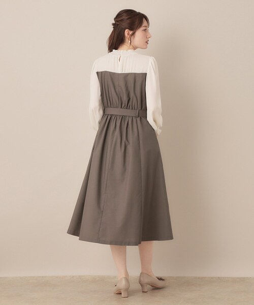 セール】【レイヤード風・きれいめ・通勤】ドッキングベア