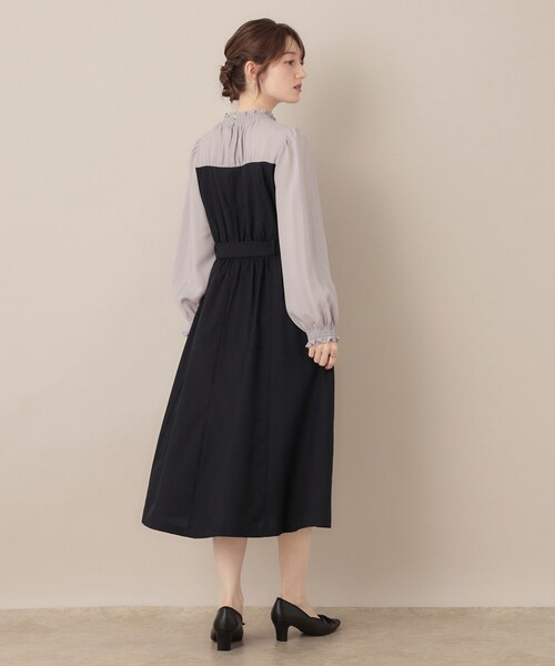 セール】【レイヤード風・きれいめ・通勤】ドッキングベア