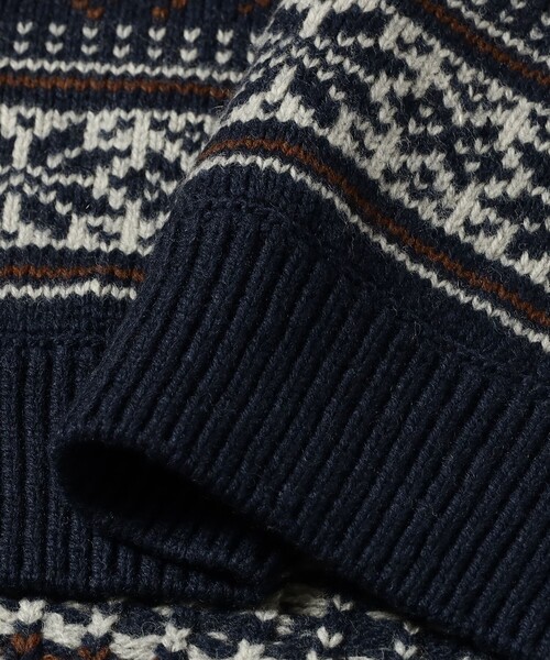 BEAMS(ビームス)の「ホリデー クルーネック ニット(ニット/セーター・メンズ・グレー/ネイビー・M/L/S/XL)」の8枚目の写真