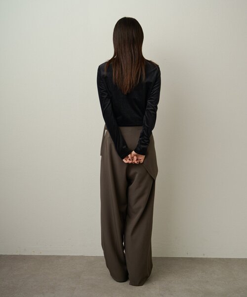 Omekashi（オメカシ）の「パンツスカーフセット（その他パンツ・レディース・ブラウン/ベージュ・38/36）」の4枚目の写真