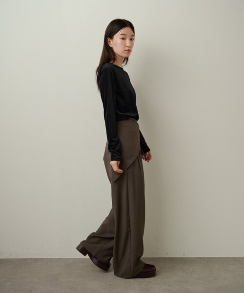 Omekashi（オメカシ）の「パンツスカーフセット（その他パンツ・レディース・ブラウン/ベージュ・38/36）」の5枚目の写真