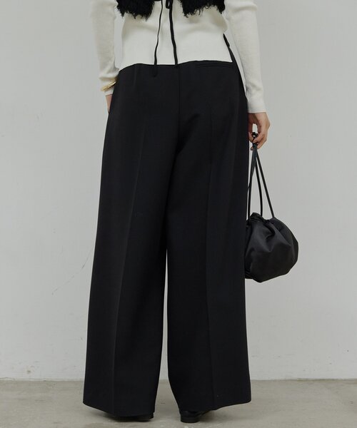 GALLARDAGALANTE（ガリャルダガランテ）の「【SACHIKOコラボ】2タックワイドパンツ（その他パンツ・レディース・ブラウン/グレー/モカ/ブラック・0/1）」の10枚目の写真