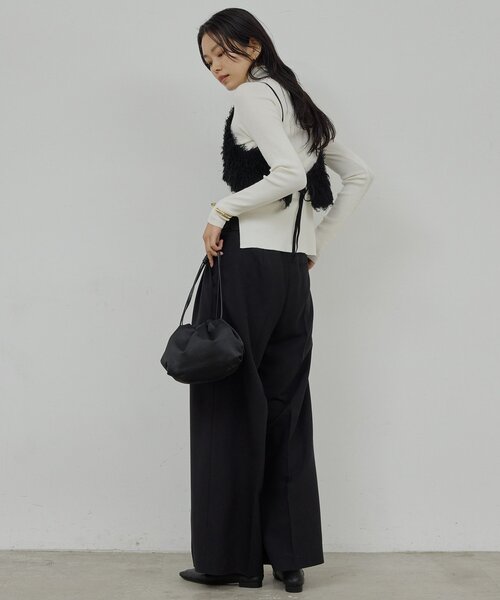 GALLARDAGALANTE（ガリャルダガランテ）の「【SACHIKOコラボ】2タックワイドパンツ（その他パンツ・レディース・ブラウン/グレー/モカ/ブラック・0/1）」の12枚目の写真