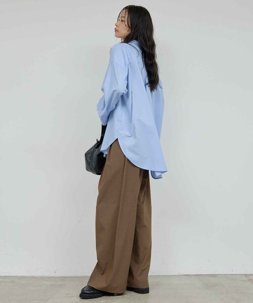 GALLARDAGALANTE（ガリャルダガランテ）の「【SACHIKOコラボ】2タックワイドパンツ（その他パンツ・レディース・ブラウン/グレー/モカ/ブラック・0/1）」の22枚目の写真