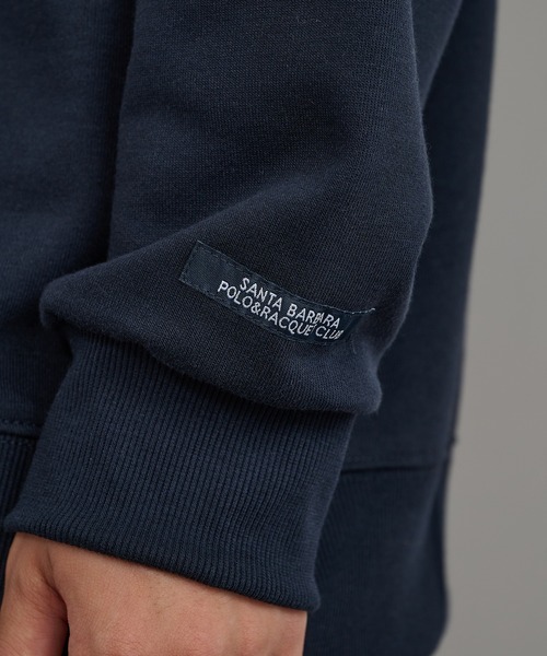 Santa Barbara Polo & Racquet Club(サンタ・バーバラ・ポロ & ラケット・クラブ)の「【SANTA BARBARA】T/C裏毛 ワッペントレーナー(スウェット・メンズ・オートミール/ネイビー/グリーン/チャコールグレー・L/LL/M)」の9枚目の写真