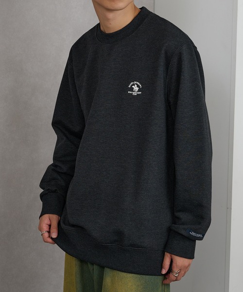 Santa Barbara Polo & Racquet Club(サンタ・バーバラ・ポロ & ラケット・クラブ)の「【SANTA BARBARA】T/C裏毛 ワッペントレーナー(スウェット・メンズ・オートミール/ネイビー/グリーン/チャコールグレー・L/LL/M)」の13枚目の写真