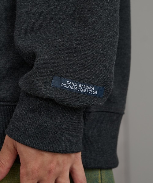 Santa Barbara Polo & Racquet Club(サンタ・バーバラ・ポロ & ラケット・クラブ)の「【SANTA BARBARA】T/C裏毛 ワッペントレーナー(スウェット・メンズ・オートミール/ネイビー/グリーン/チャコールグレー・L/LL/M)」の17枚目の写真