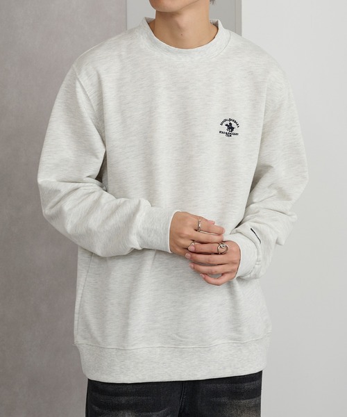 Santa Barbara Polo & Racquet Club(サンタ・バーバラ・ポロ & ラケット・クラブ)の「【SANTA BARBARA】T/C裏毛 ワッペントレーナー(スウェット・メンズ・オートミール/ネイビー/グリーン/チャコールグレー・L/LL/M)」の20枚目の写真