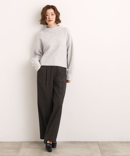 grove（グローブ）の「【洗える】ふんわりウール混ボトルネックニット（ニット/セーター・レディース・ライトグレー/ベージュ/オフホワイト/ピンク/ブルー系その他・02/03/01/04/05）」の17枚目の写真