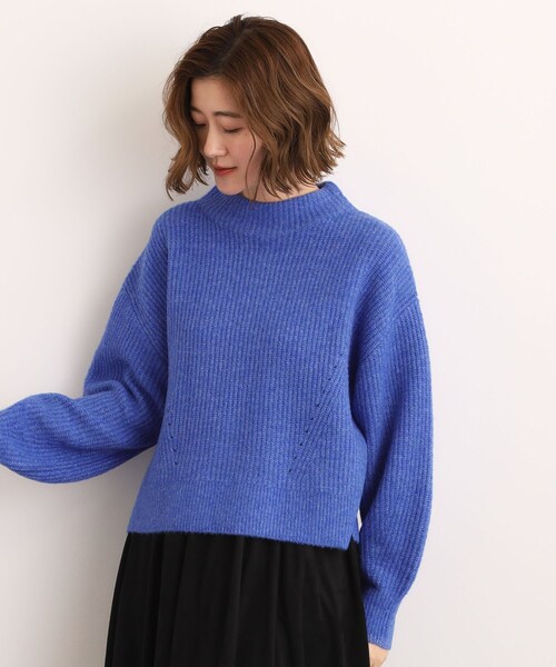 ブルー ニットセーター サイズ0 楽天市場】クルーネック(丸首)セーター メンズ モヘア(モヘヤ)ライク