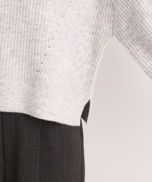 grove（グローブ）の「【洗える】ふんわりウール混ボトルネックニット（ニット/セーター・レディース・ライトグレー/ベージュ/オフホワイト/ピンク/ブルー系その他・02/03/01/04/05）」の10枚目の写真