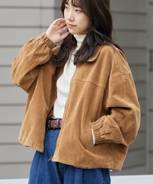 AO2（アオズ）の「フェイクスウェード スタンドカラー 2WAYブルゾン（ブルゾン）」