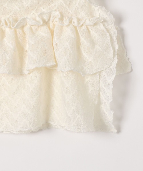 3.3 Field Trip (3.3フィールドトリップ)の「3.3 Field Trip/フルリレースラップスカート(ベルト・レディース・アイボリー/ブラック・FREE)」の4枚目の写真