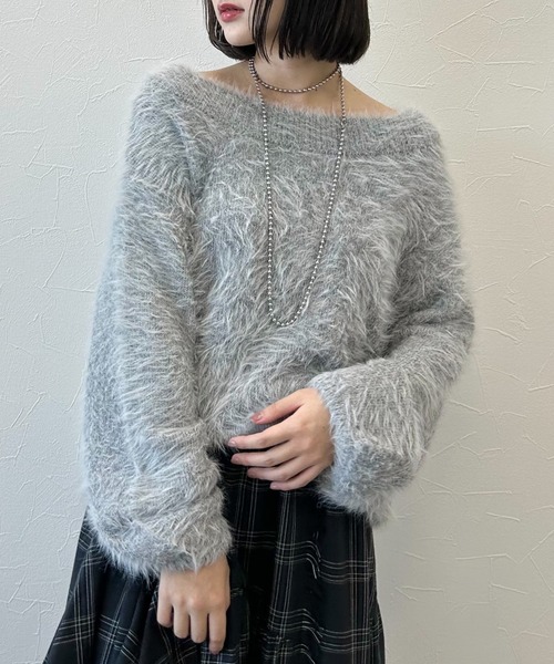 Ruby Sohoページ マルチWAYで使える】スリーピーシャギープルオーバー/ニット（ニット