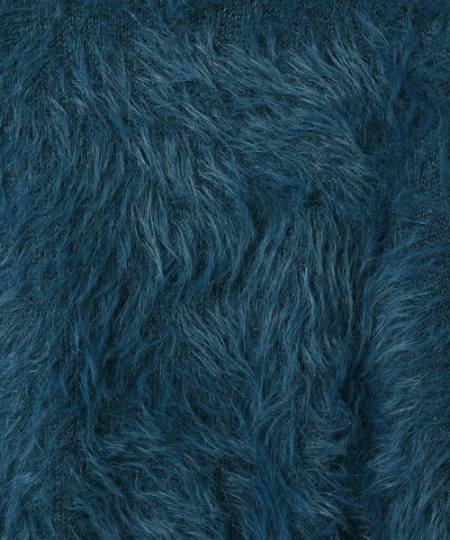 PAGEBOY（ページボーイ）の「【マルチWAYで使える】スリーピーシャギープルオーバー/ニット（ニット/セーター・レディース・グレー/オフホワイト/ブラック/ターコイズブルー/グレー系その他/ブラウン・FREE）」の14枚目の写真