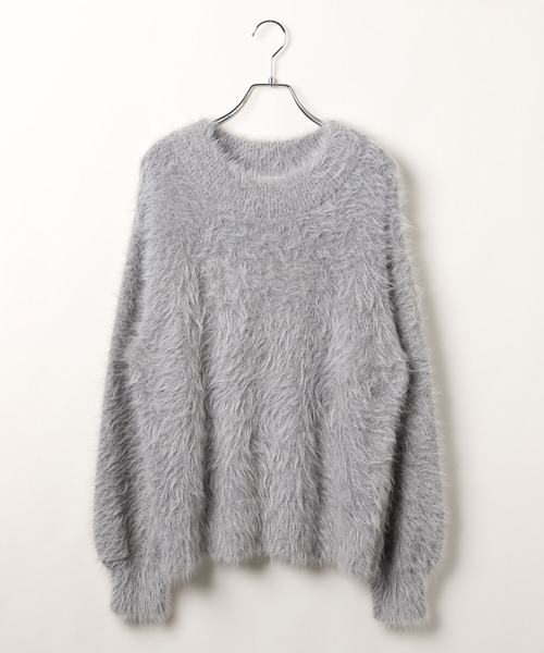 PAGEBOY（ページボーイ）の「【マルチWAYで使える】スリーピーシャギープルオーバー/ニット（ニット/セーター・レディース・グレー/オフホワイト/ブラック/ターコイズブルー/グレー系その他/ブラウン・FREE）」の21枚目の写真