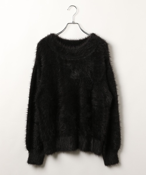 PAGEBOY（ページボーイ）の「【マルチWAYで使える】スリーピーシャギープルオーバー/ニット（ニット/セーター・レディース・グレー/オフホワイト/ブラック/ターコイズブルー/グレー系その他/ブラウン・FREE）」の20枚目の写真