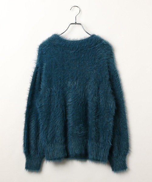 PAGEBOY（ページボーイ）の「【マルチWAYで使える】スリーピーシャギープルオーバー/ニット（ニット/セーター・レディース・グレー/オフホワイト/ブラック/ターコイズブルー/グレー系その他/ブラウン・FREE）」の17枚目の写真