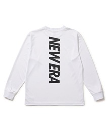 NEW ERA/ニューエラ バスケットボール 長袖 テック Tシャツ バーチカルロゴ パフォーマンスアパレル ロンT 14674773/14674774/14674775