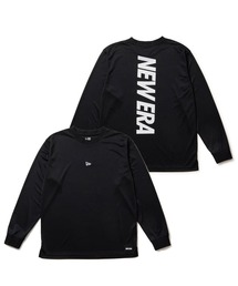 NEW ERA/ニューエラ バスケットボール 長袖 テック Tシャツ バーチカルロゴ パフォーマンスアパレル ロンT 14674773/14674774/14674775