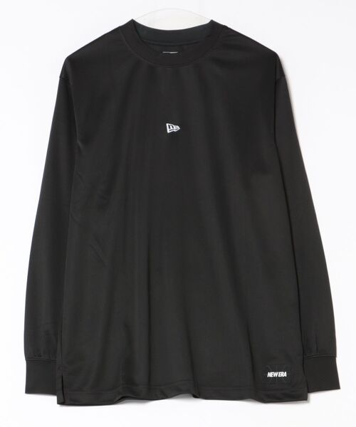 NEW ERA(ニューエラ)の「NEW ERA/ニューエラ バスケットボール 長袖 テック Tシャツ バーチカルロゴ パフォーマンスアパレル ロンT 14674773/14674774/14674775(Tシャツ/カットソー・メンズ・ブラック/ホワイト/ネイビー・L/2XL/XL/M)」の10枚目の写真