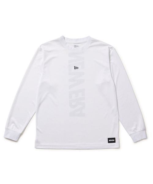NEW ERA(ニューエラ)の「NEW ERA/ニューエラ バスケットボール 長袖 テック Tシャツ バーチカルロゴ パフォーマンスアパレル ロンT 14674773/14674774/14674775(Tシャツ/カットソー・メンズ・ブラック/ホワイト/ネイビー・L/2XL/XL/M)」の14枚目の写真