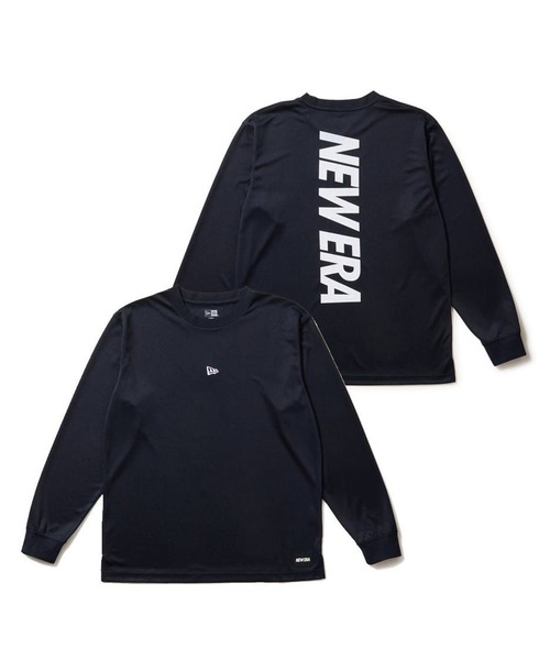 NEW ERA(ニューエラ)の「NEW ERA/ニューエラ バスケットボール 長袖 テック Tシャツ バーチカルロゴ パフォーマンスアパレル ロンT 14674773/14674774/14674775(Tシャツ/カットソー・メンズ・ブラック/ホワイト/ネイビー・L/2XL/XL/M)」の17枚目の写真