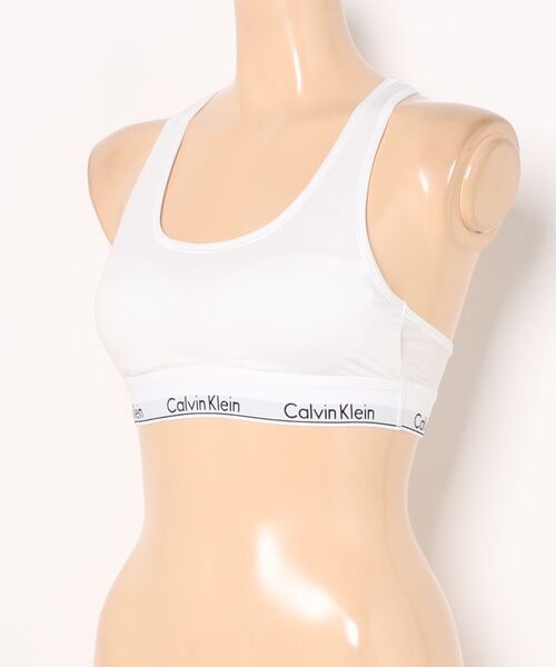 Calvin Klein Underwear(カルバンクラインアンダーウェア)の「CALVIN KLEIN UNDERWEAR/カルバン クライン アンダーウェア/LGHT LINED BRALETTE(スポーツブラ・レディース・ブラック/ホワイト/グレー・M/S)」の4枚目の写真