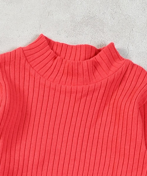 MARKEY'S（マーキーズ）の「裏起毛テレコハイネックトップス（Tシャツ/カットソー・キッズ・ブラック/イエロー/レッド/グレー・100/140/130/120/110/90/150）」の21枚目の写真