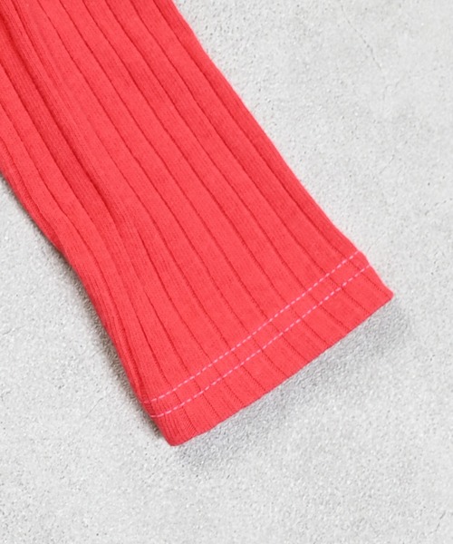 MARKEY'S（マーキーズ）の「裏起毛テレコハイネックトップス（Tシャツ/カットソー・キッズ・ブラック/イエロー/レッド/グレー・100/140/130/120/110/90/150）」の22枚目の写真