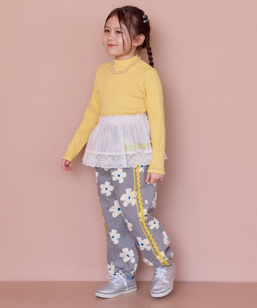 MARKEY'S（マーキーズ）の「裏起毛テレコハイネックトップス（Tシャツ/カットソー・キッズ・ブラック/イエロー/レッド/グレー・100/140/130/120/110/90/150）」の15枚目の写真