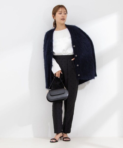 NOLLEY’S(ノーリーズ)の「◇【WEB限定】ウォッシャブルリラックスサテン長袖Tブラウス(シャツ/ブラウス・レディース・ホワイト・38)」の21枚目の写真