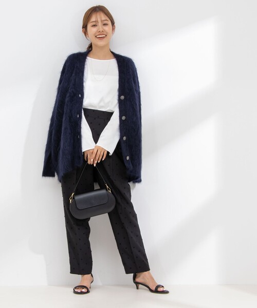 NOLLEY’S(ノーリーズ)の「◇【WEB限定】ウォッシャブルリラックスサテン長袖Tブラウス(シャツ/ブラウス・レディース・ホワイト・38)」の20枚目の写真