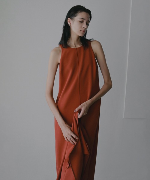 MANOF(マノフ)の「SHORT BLOUSE SET ONE PIECE(ワンピース・レディース・オレンジ/ブラック・M/S)」の14枚目の写真