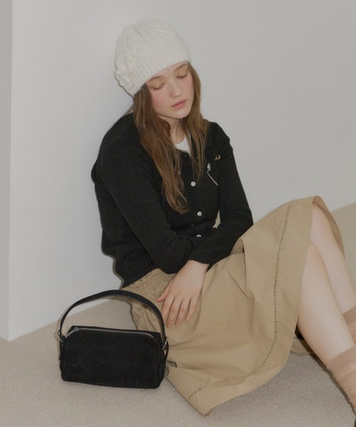 GIUNON(ジウノン)の「ladder lace gather skirt / ラダーレースギャザースカート(スカート・レディース・ベージュ/ブラック/ホワイト・FREE)」の18枚目の写真