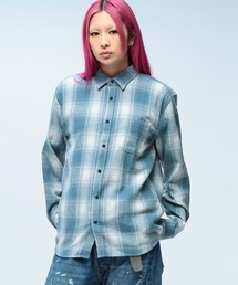 GLOVE HOUSE オンブレ フランネル チェック シャツ