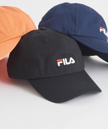 FILA（フィラ）の「【FILA】フィラ　FLU COTTON TWILL CAP　コットンツイルキャップ　通年つかえる定番アイテム！　洗濯機洗い（キャップ）」