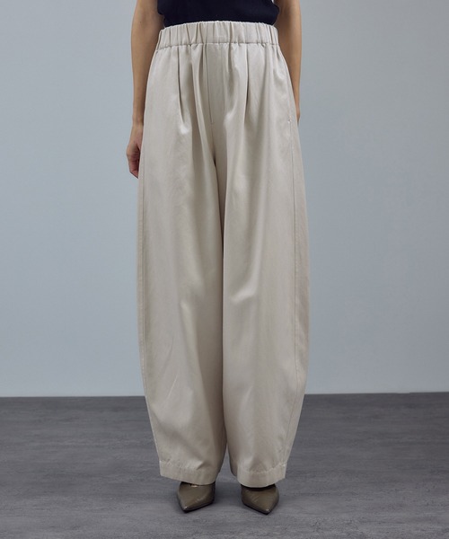 サテンフェードイージーカーヴィーパンツ（その他パンツ）｜SALON adam