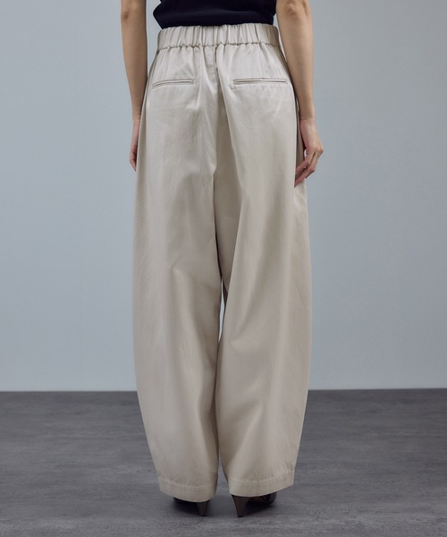 サテンフェードイージーカーヴィーパンツ（その他パンツ）｜SALON adam