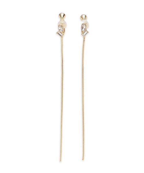 SNIDEL（スナイデル）の「ロングチェーンイヤリング（イヤリング・レディース・シルバー/ゴールド・F）」の9枚目の写真