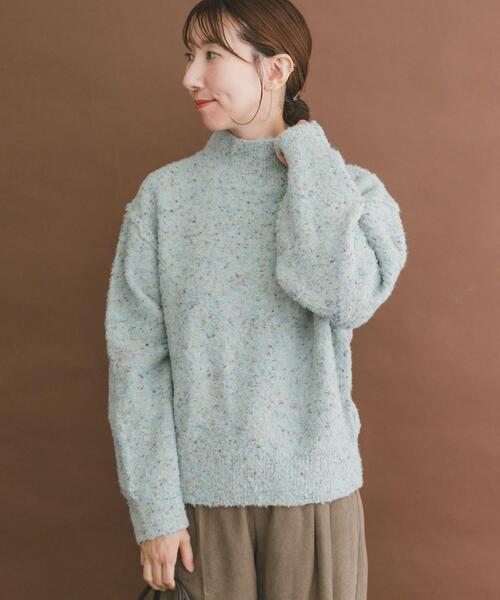 ITEMS URBANRESEARCH（アイテムズ アーバンリサーチ）の「シャーベットカラーハイネックニット（ニット/セーター・レディース・レッド系その他/ブラウン/ミント・FREE）」の21枚目の写真