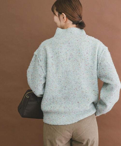 ITEMS URBANRESEARCH（アイテムズ アーバンリサーチ）の「シャーベットカラーハイネックニット（ニット/セーター・レディース・レッド系その他/ブラウン/ミント・FREE）」の22枚目の写真