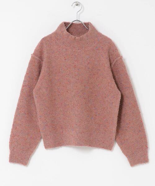 ITEMS URBANRESEARCH（アイテムズ アーバンリサーチ）の「シャーベットカラーハイネックニット（ニット/セーター・レディース・レッド系その他/ブラウン/ミント・FREE）」の7枚目の写真