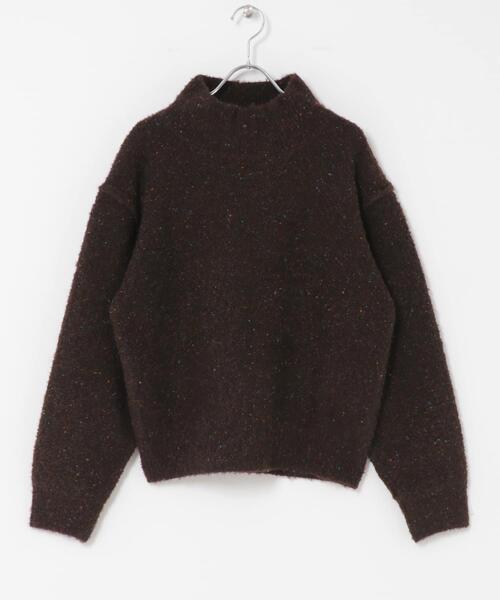 ITEMS URBANRESEARCH（アイテムズ アーバンリサーチ）の「シャーベットカラーハイネックニット（ニット/セーター・レディース・レッド系その他/ブラウン/ミント・FREE）」の19枚目の写真