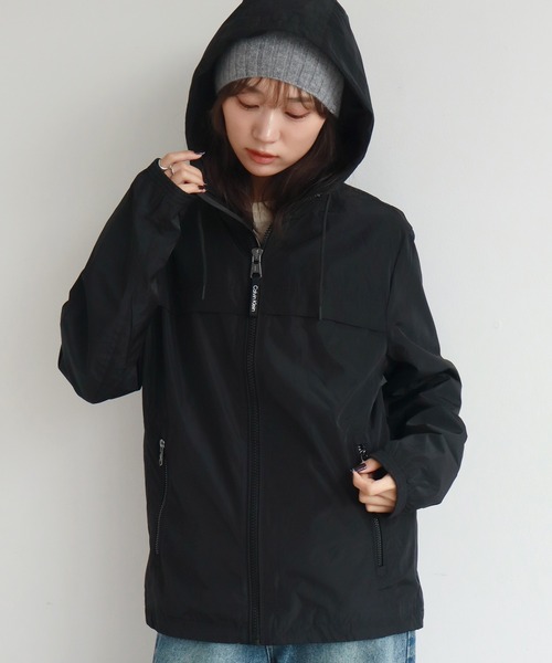 Calvin Klein（カルバン・クライン）の「【Calvin Klein/カルバンクライン】HOODED WINDBREAKER/フーテッドウインドブレーカー（ブルゾン・メンズ・ブラック・S/M/L/XL）」の20枚目の写真