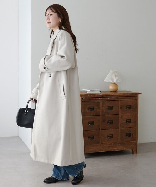 WEB限定】ダブルロングコート