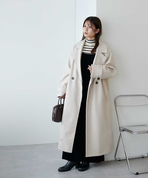 WEB限定】ダブルロングコート（チェスターコート）｜DISCOAT（ディス