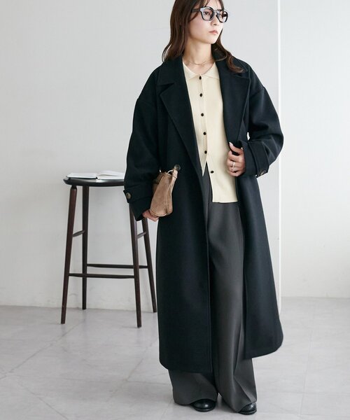 セール】【WEB限定】ダブルロングコート（チェスターコート）｜DISCOAT